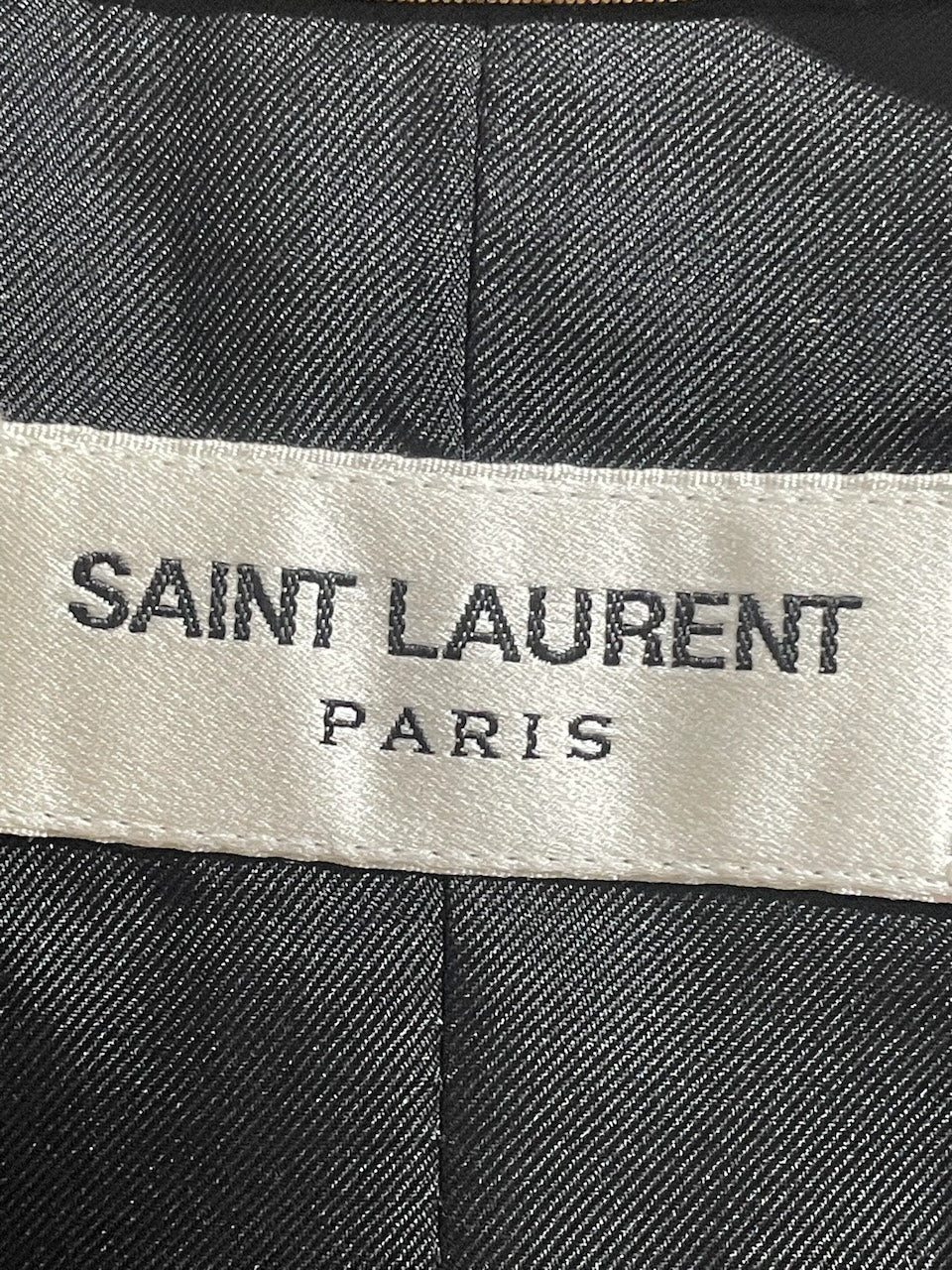 Veste Saint Laurent bleu marine T.36