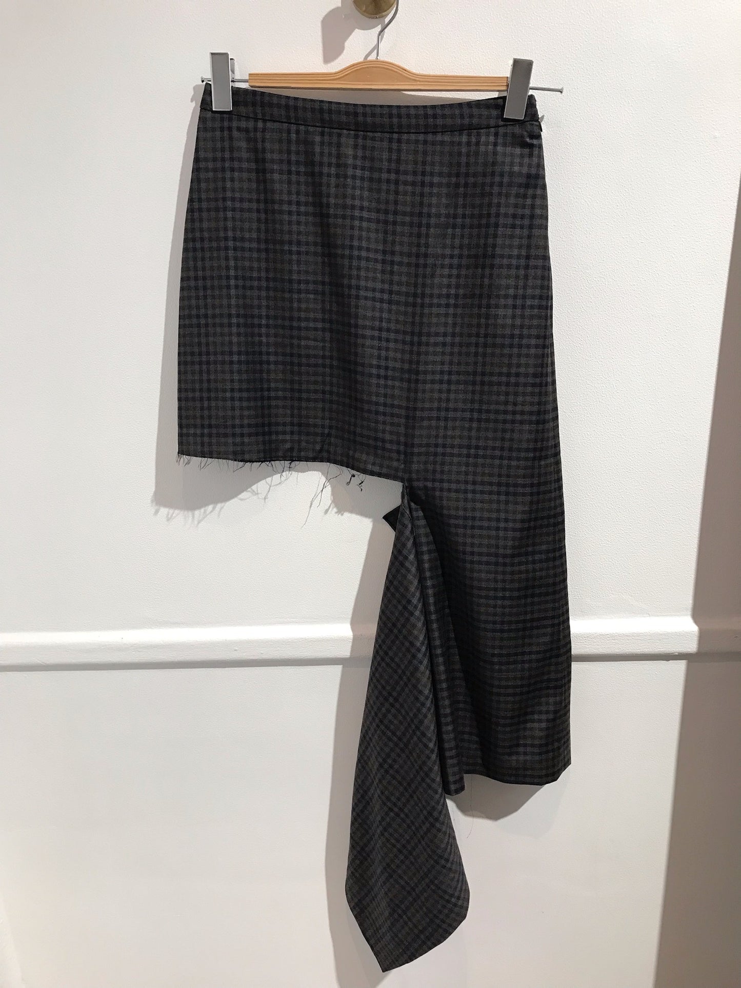 Jupe Balenciaga grise T.34