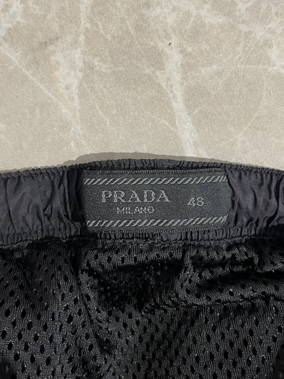 Short de bain Prada noir T.48