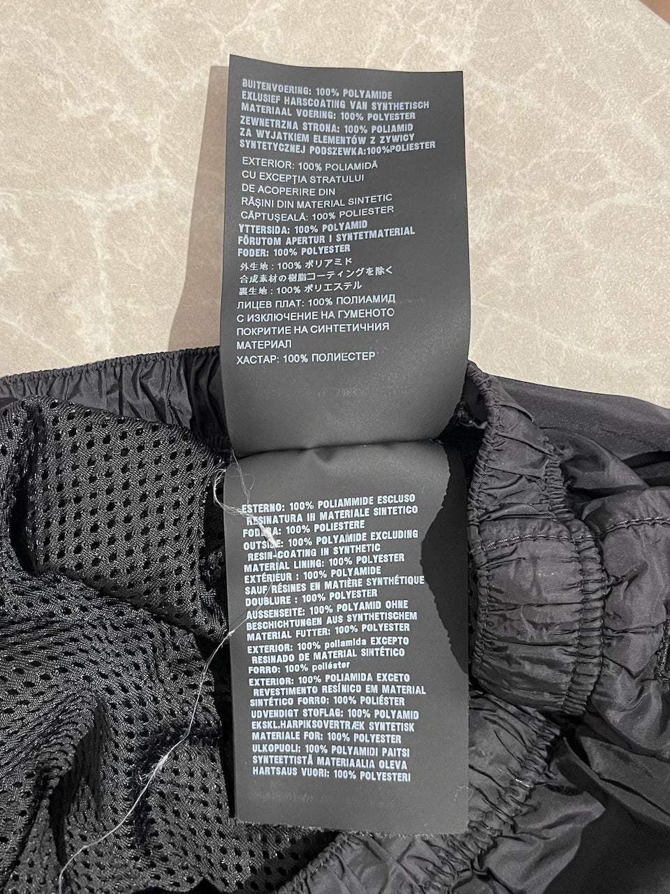 Short de bain Prada noir T.48