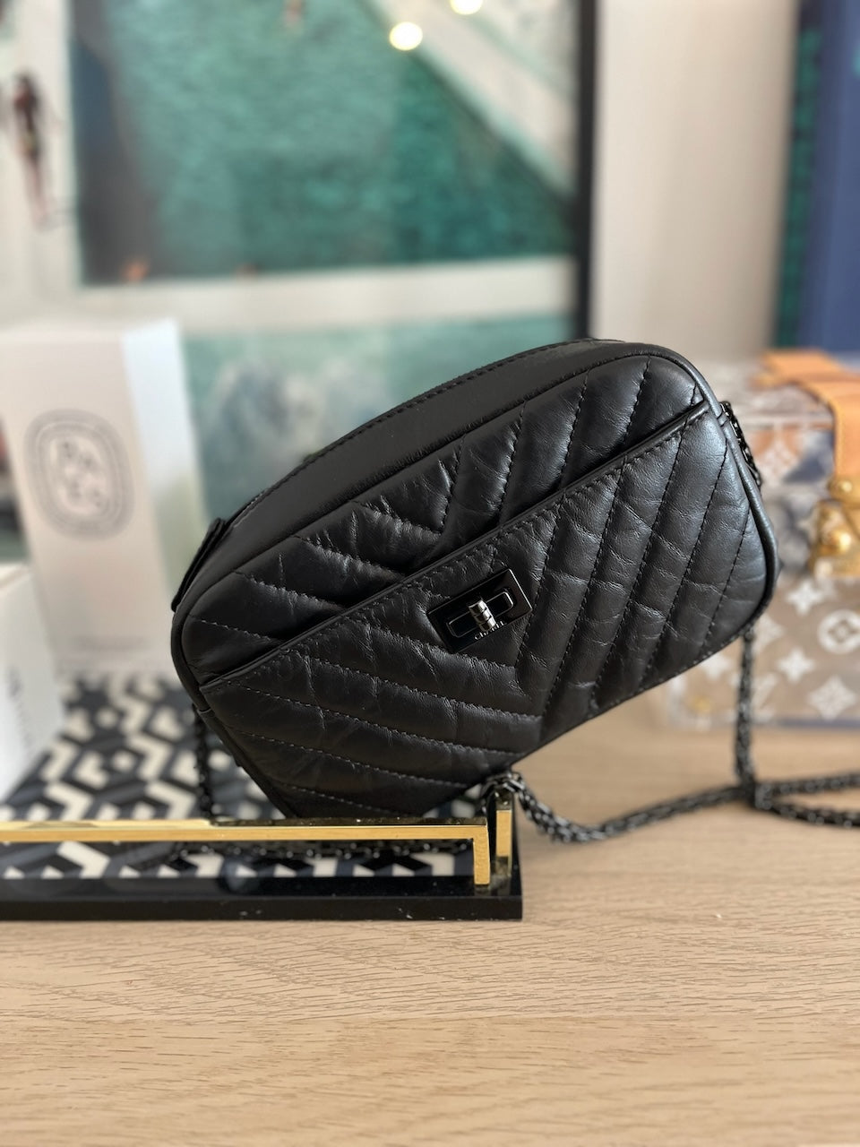 Sac Chanel Mini Camera 2.55 noir