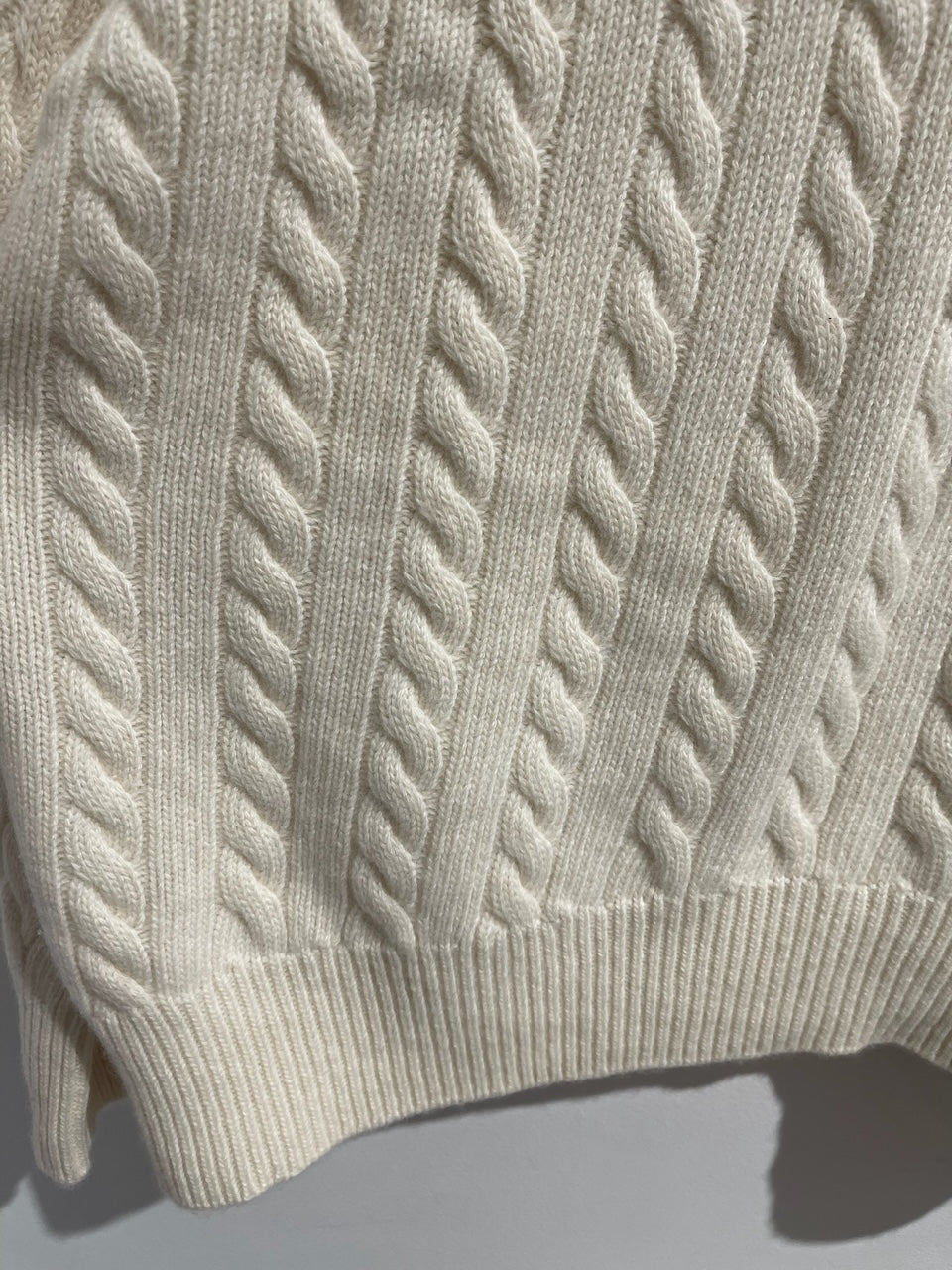 Pull Loewe blanc cassé T.S