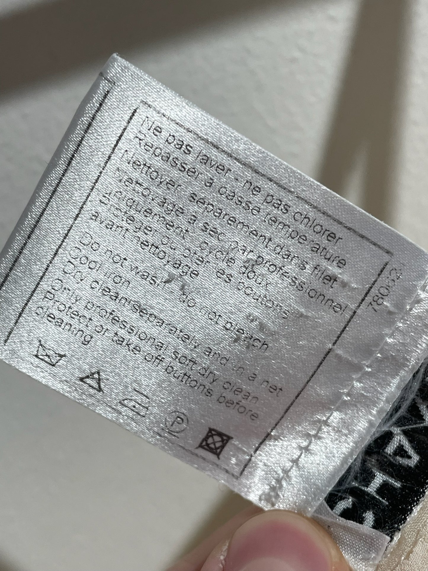 Robe Chanel écru T.36