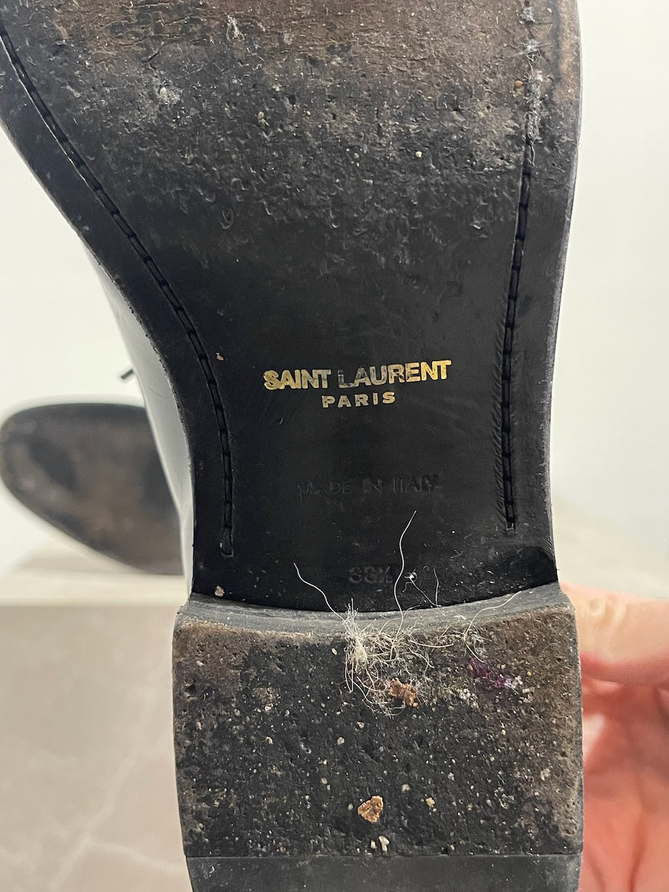 Derbies Saint Laurent noires T.38,5