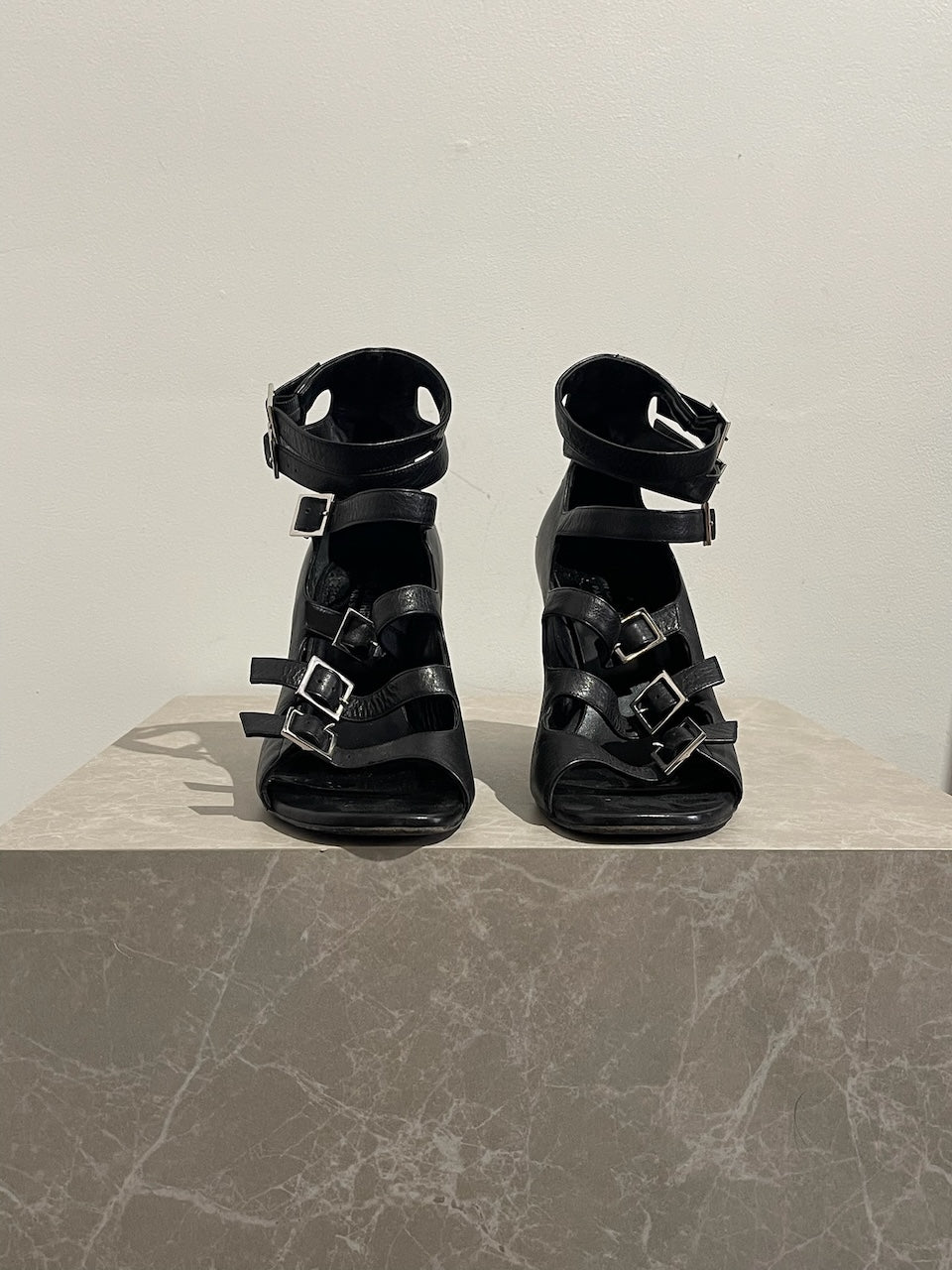Sandales Saint Laurent noires T.40