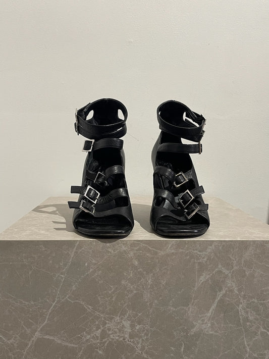 Sandales Saint Laurent noires T.40