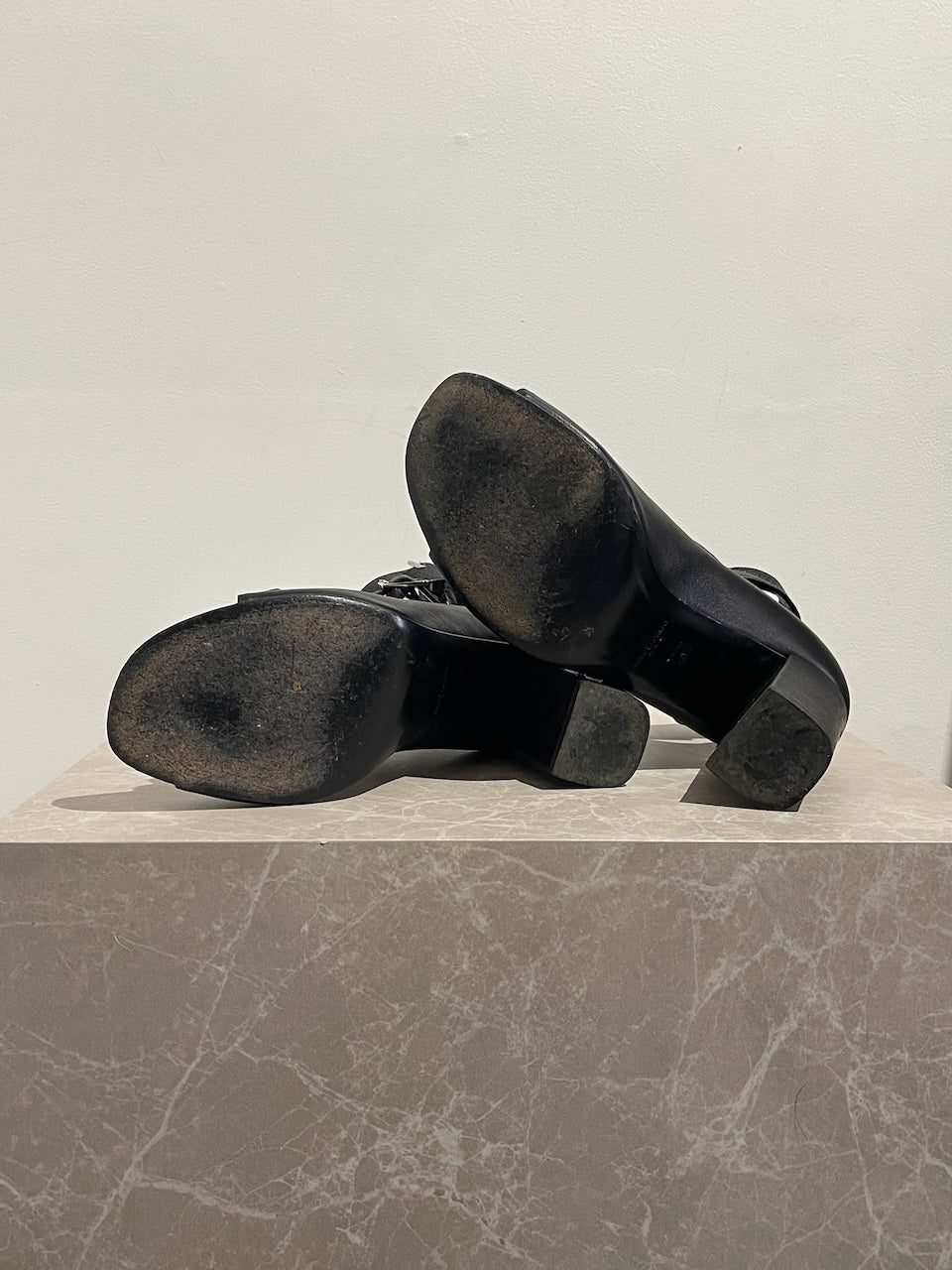 Sandales Saint Laurent noires T.40