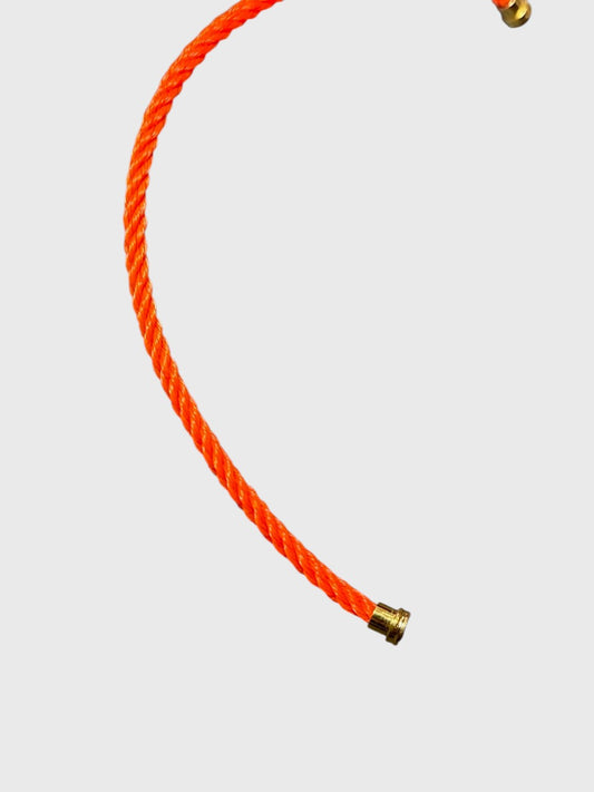 Bracelet cable Fred orange