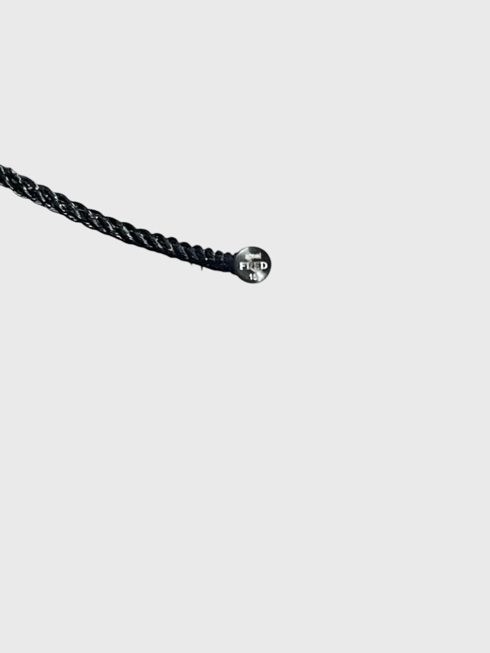 Bracelet câble Fred noir T.15
