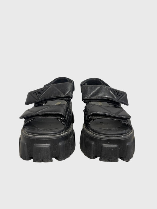 Sandales Prada noires T.37