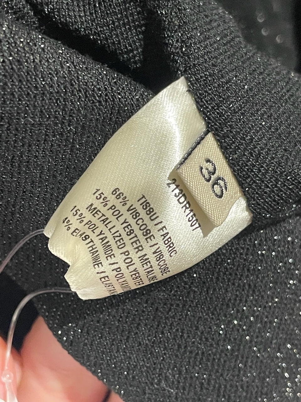 Robe Alexandre Vauthier noire T.36