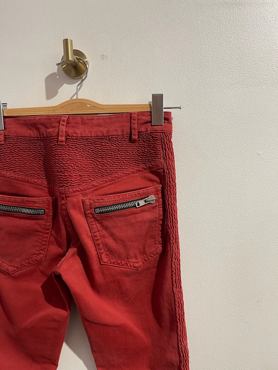 Jeans Isabel Marant rouge T.36