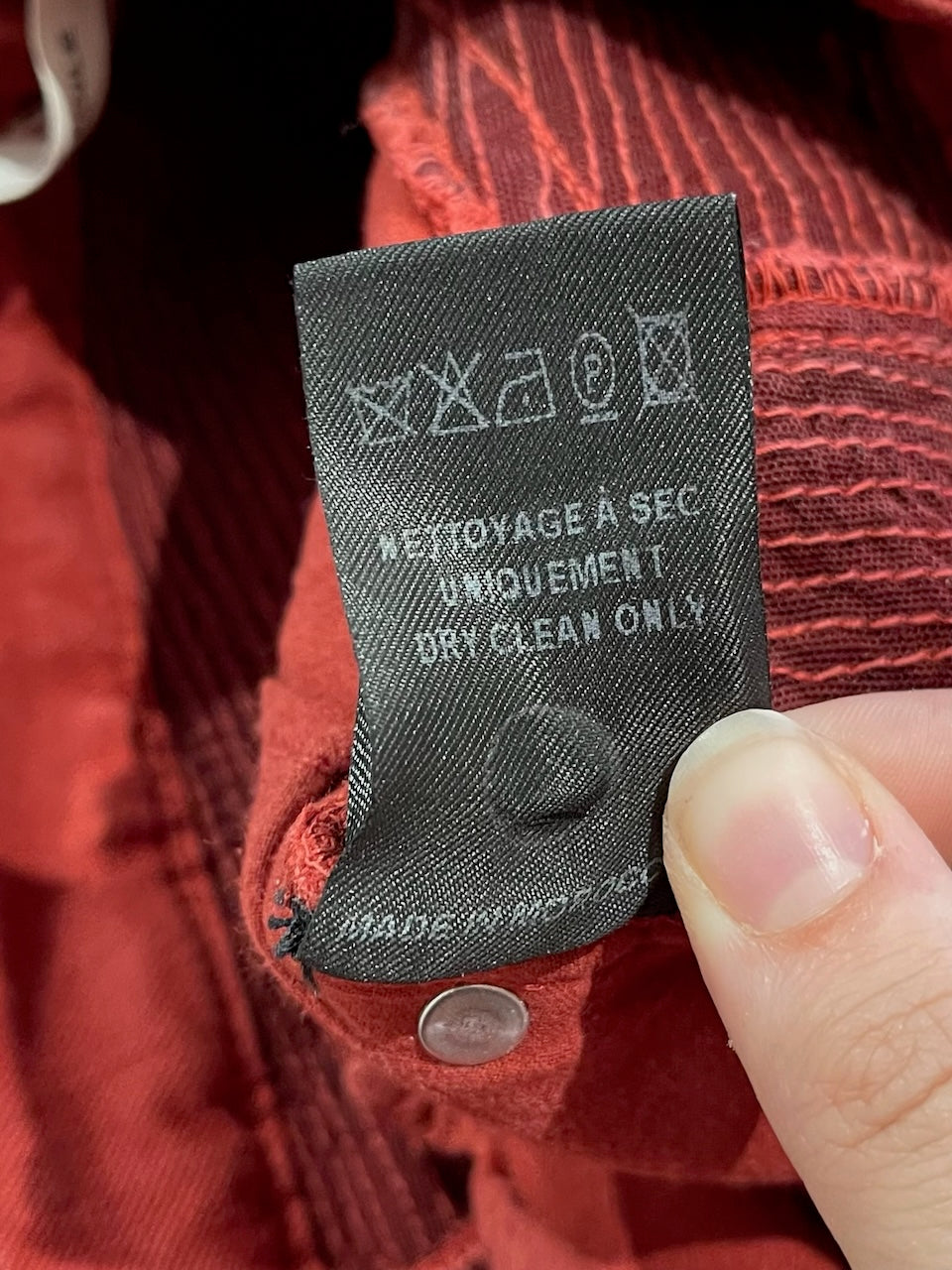 Jeans Isabel Marant rouge T.36