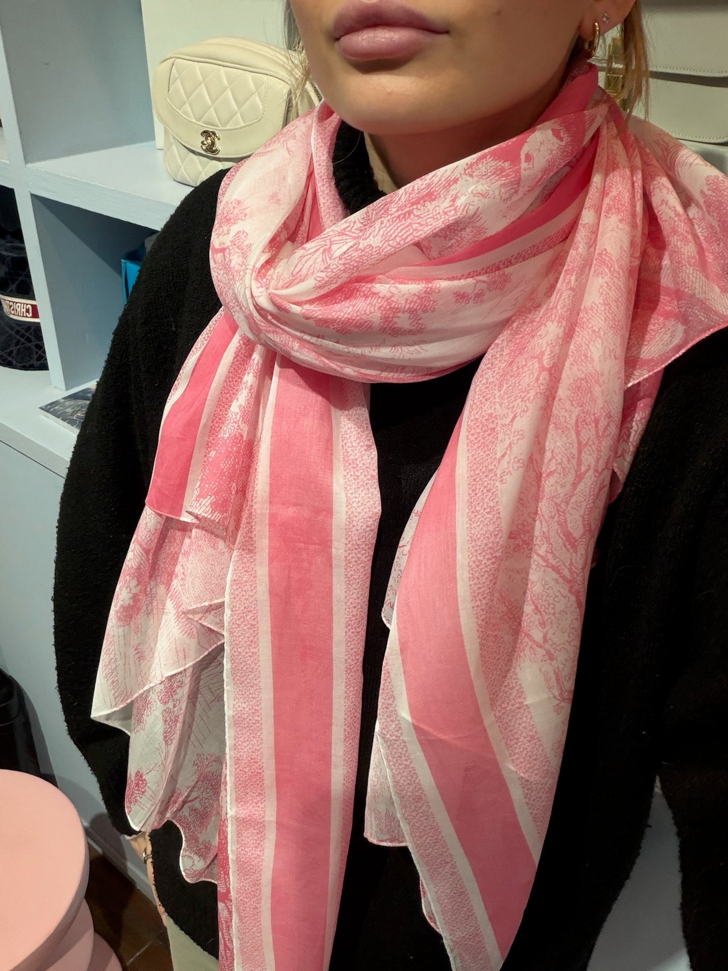 Paréo Dior Toile de Jouy Sauvage