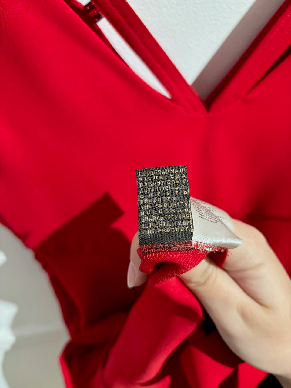 Robe Roberto Cavalli rouge T.36