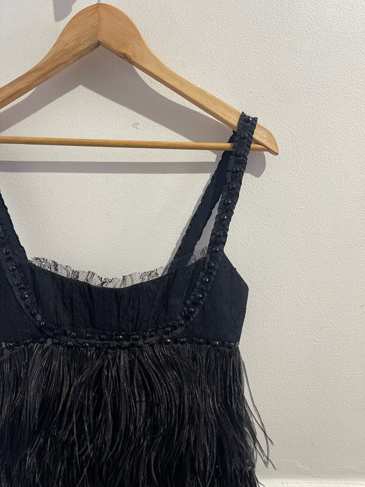 Robe Jenny Packham noire T.38