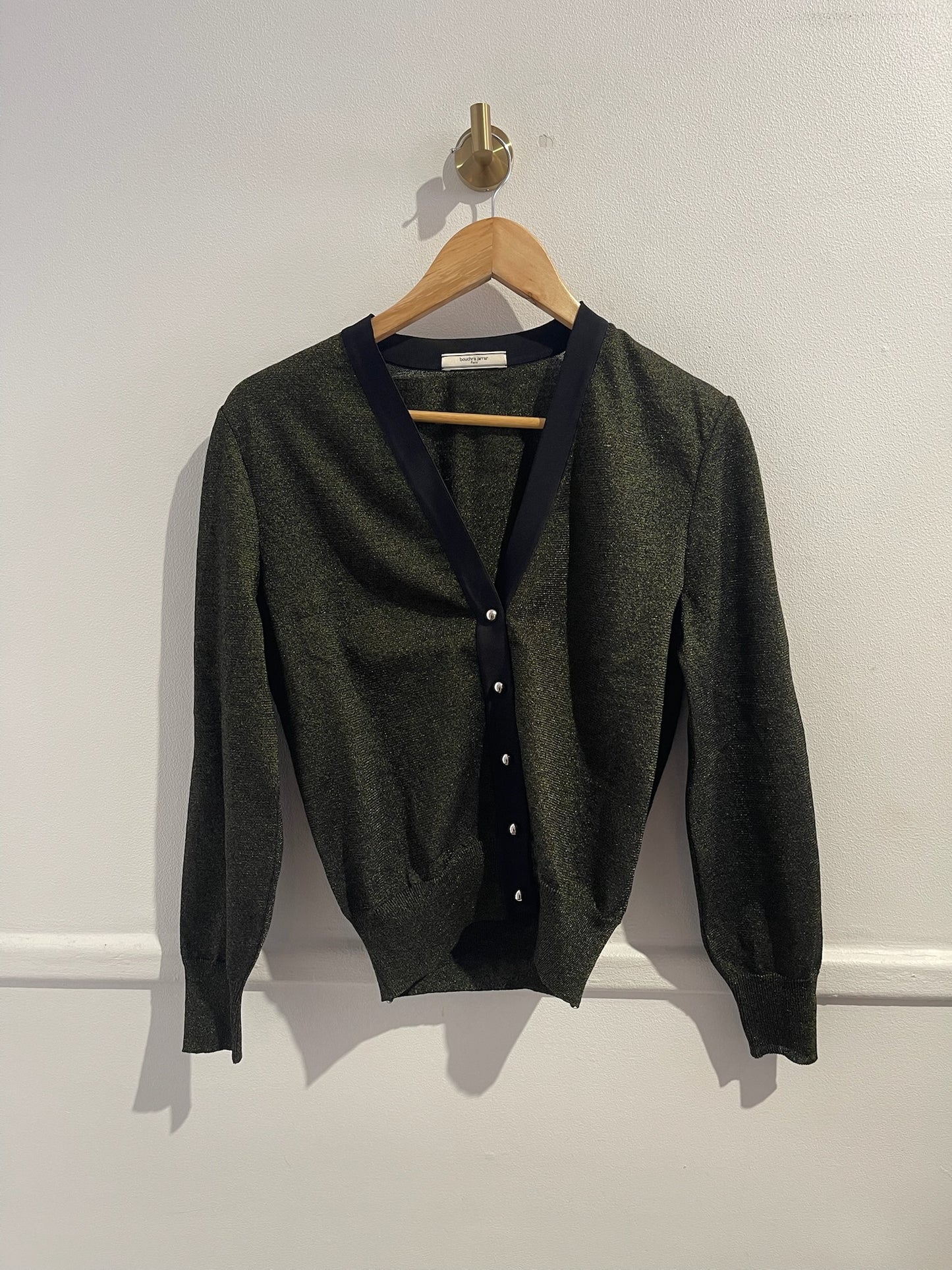 Gilet Bouchra Jarrar vert T.38