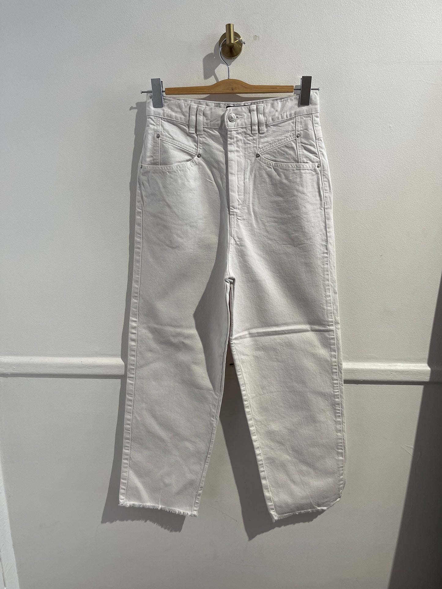 Jeans Isabel Marant blanc T.36
