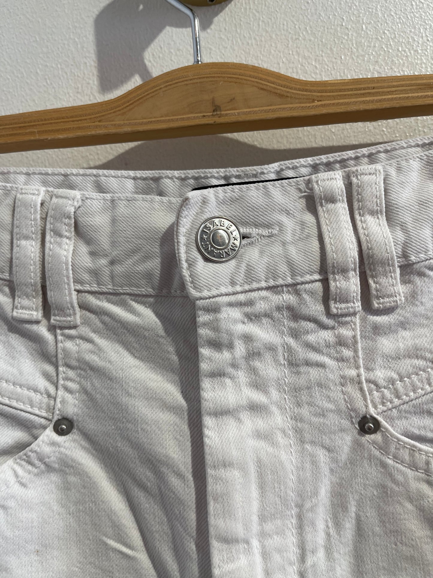 Jeans Isabel Marant blanc T.36