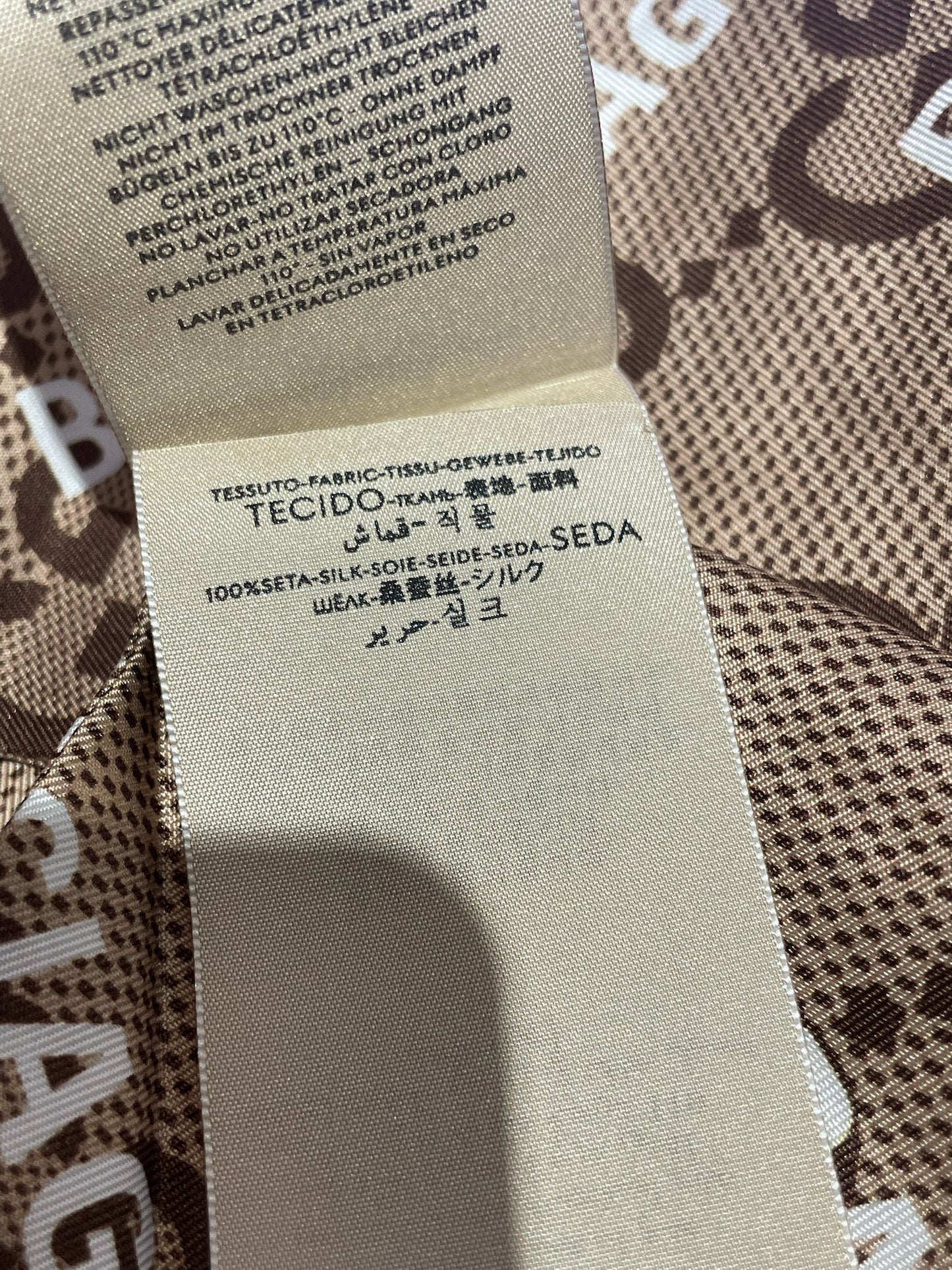 Foulard Gucci x Balenciaga