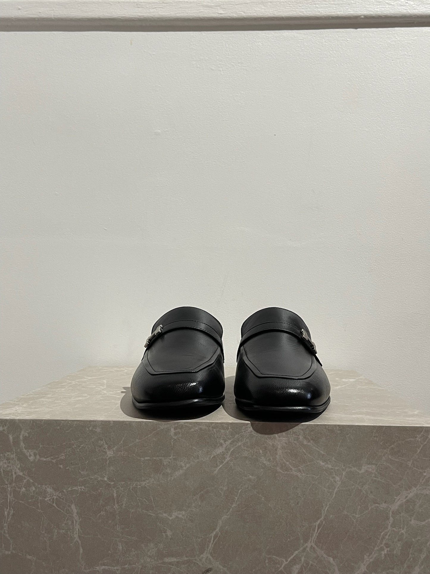 Mocassins Hermès noirs T.41