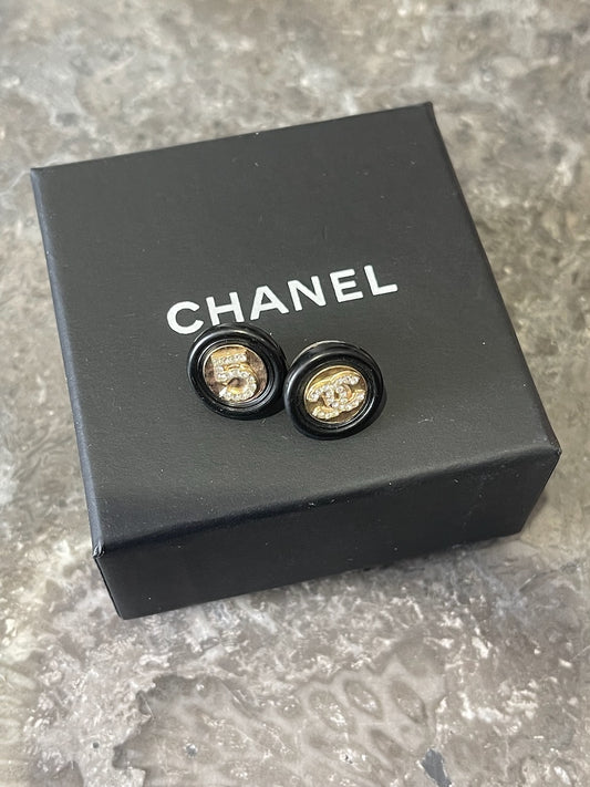 Boucles d'oreilles Chanel puces