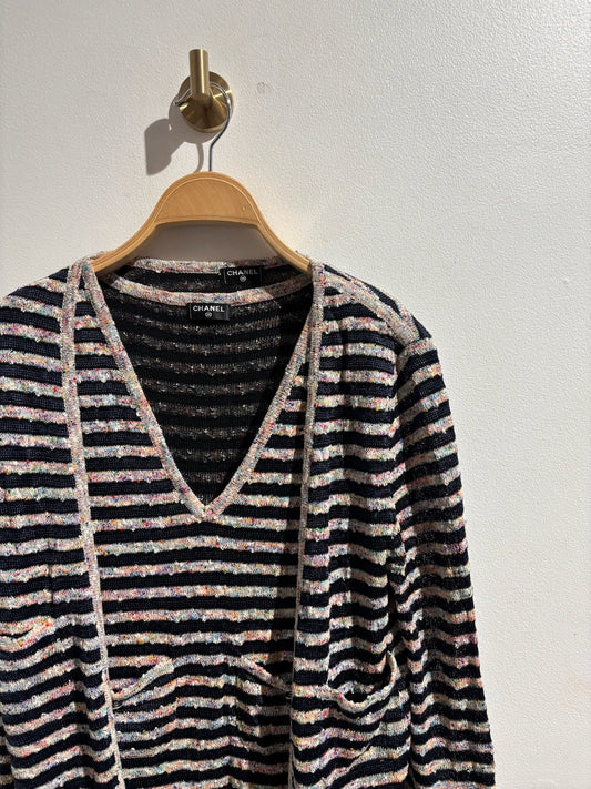 Ensemble Chanel rayé T.38