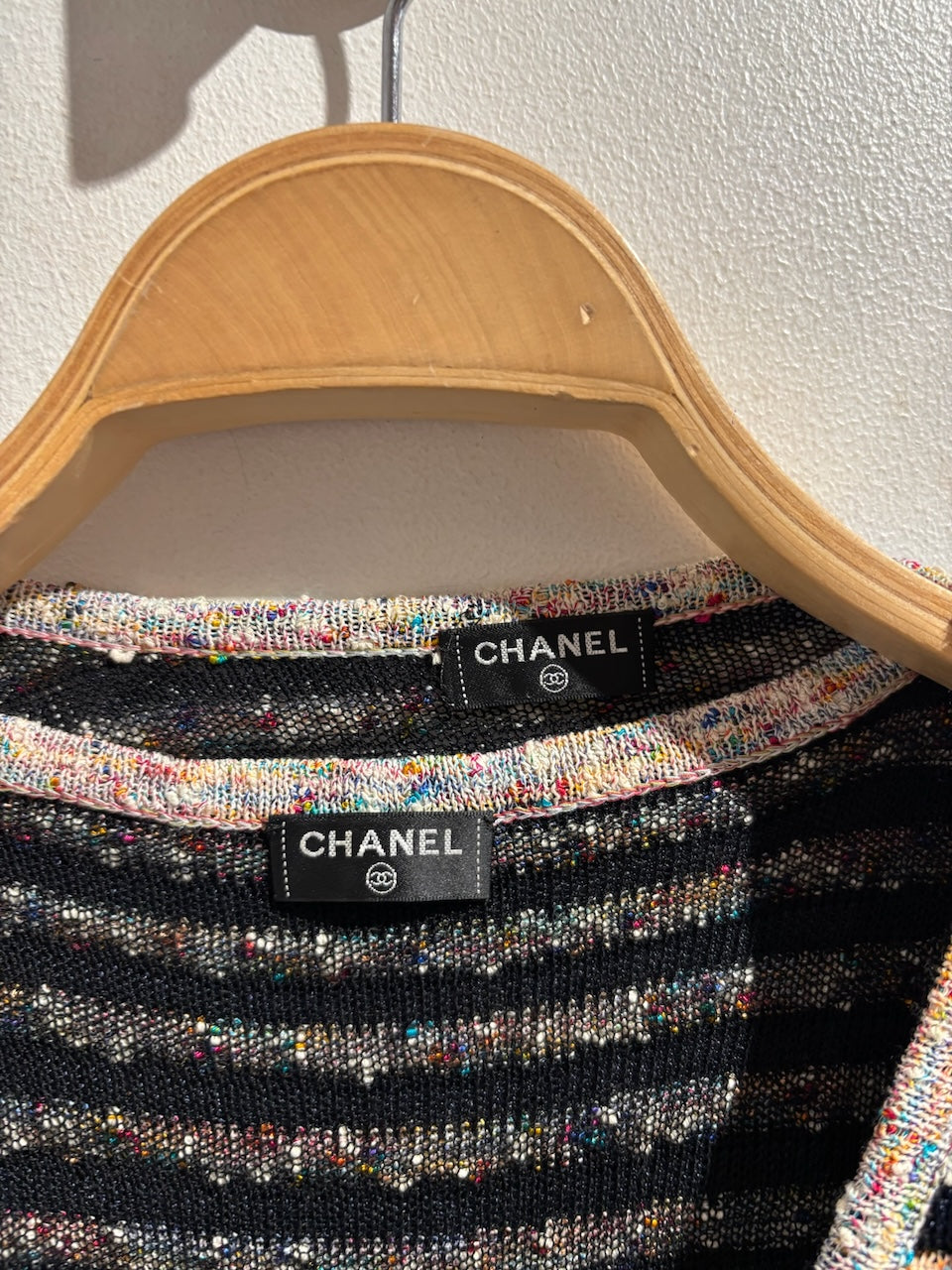 Ensemble Chanel rayé T.38