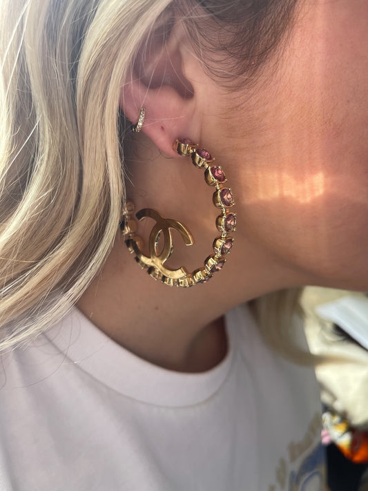 Boucles d'oreilles Chanel Creoles