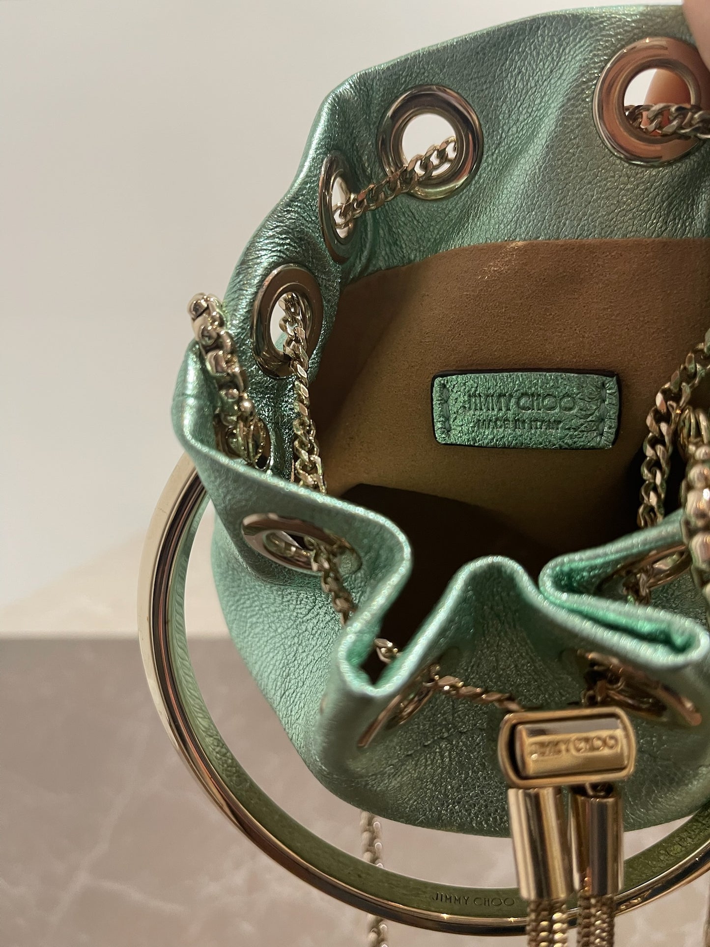 Sac Jimmy Choo Vert