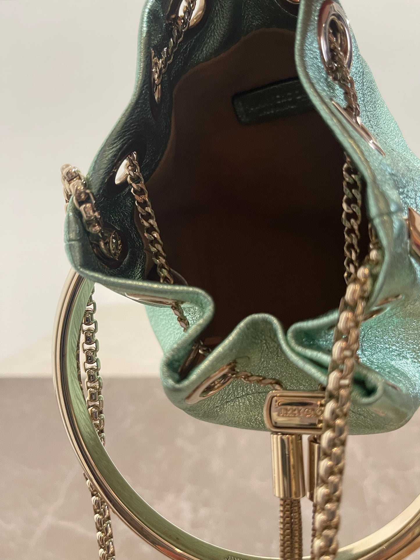 Sac Jimmy Choo Vert
