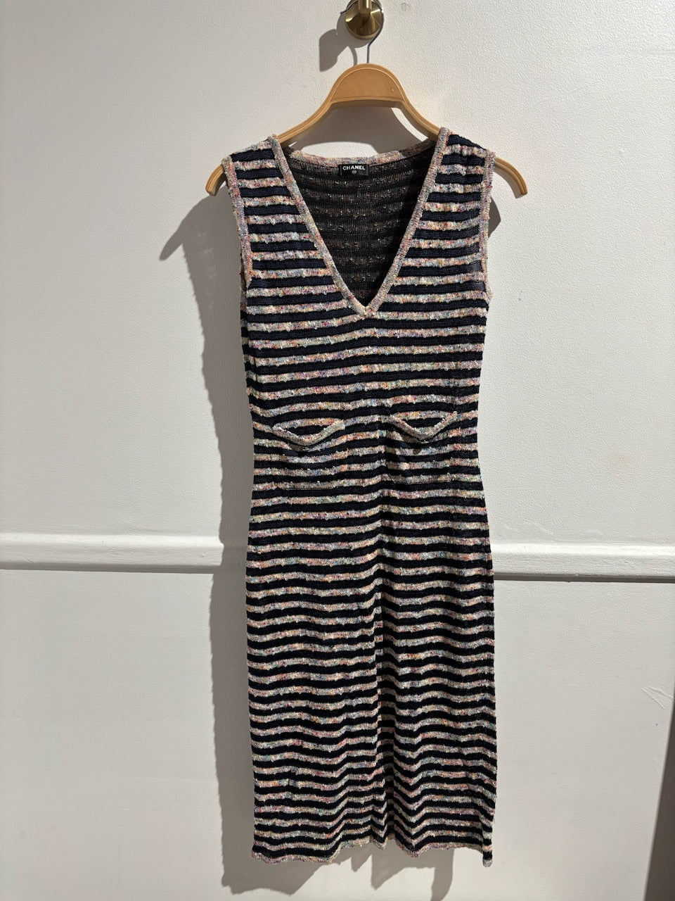 Ensemble Chanel rayé T.38