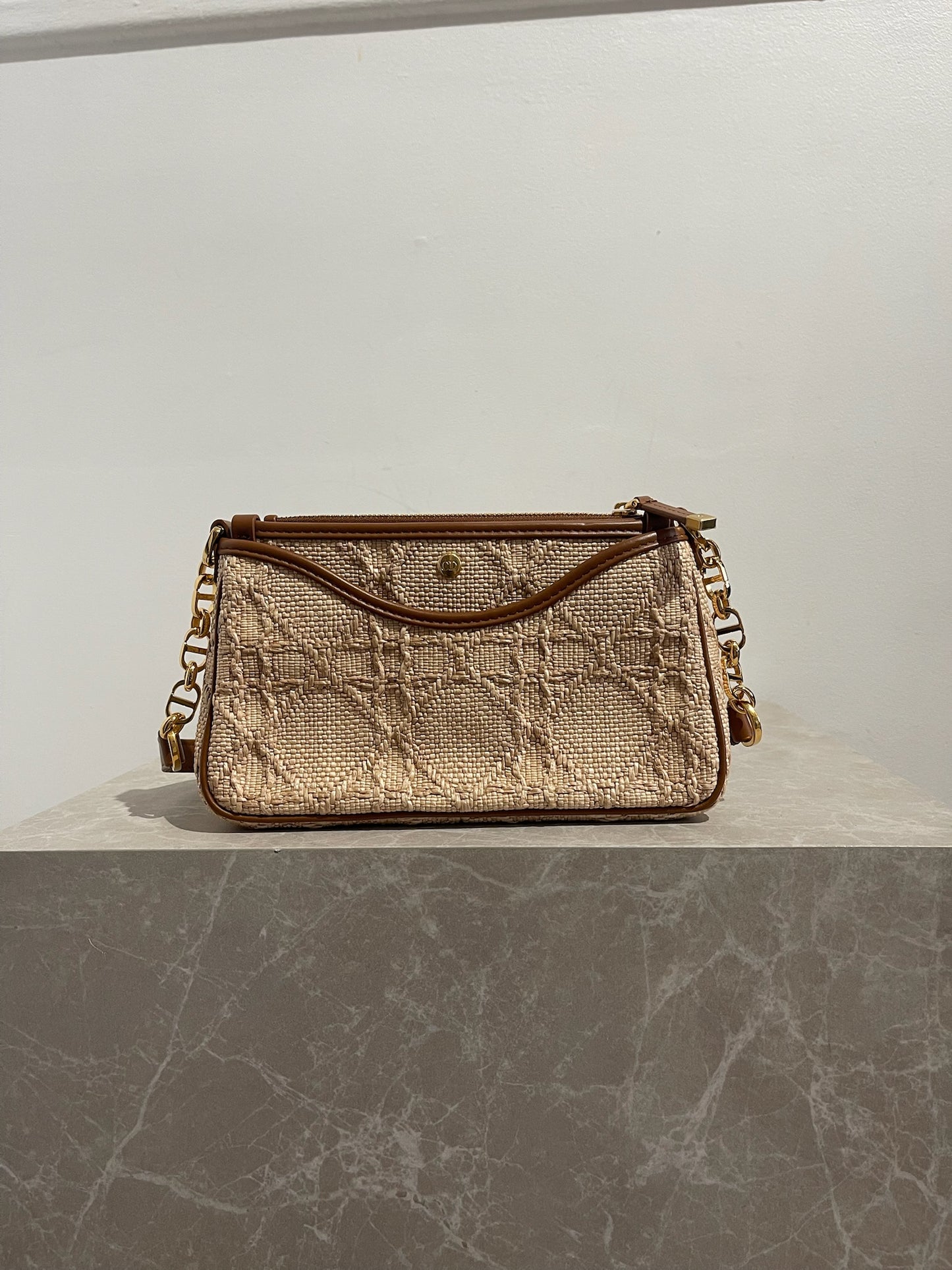 Sac Dior Hobo Raffia