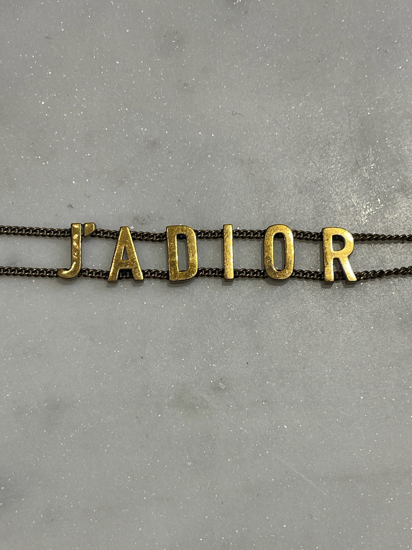 Collier Dior doré