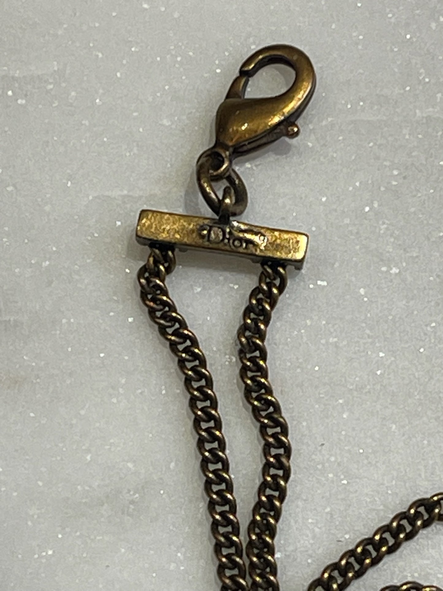 Collier Dior doré