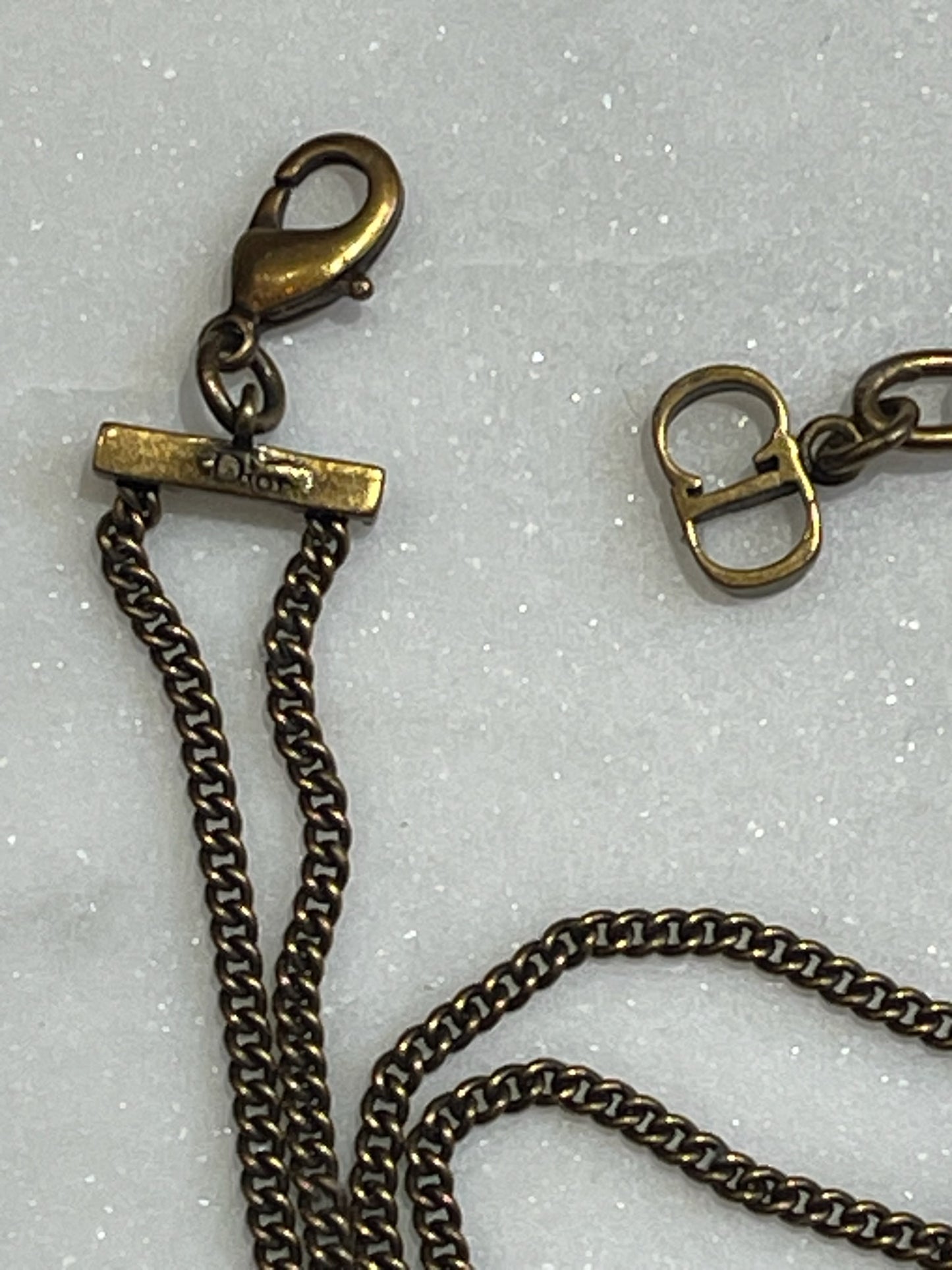 Collier Dior doré