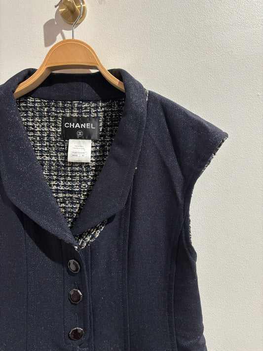 Veste Chanel bleu marine T.42