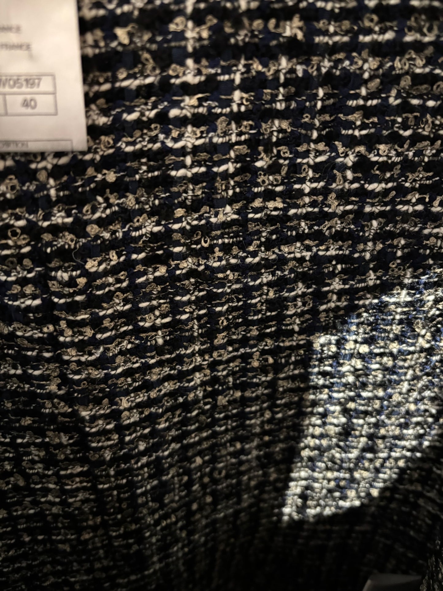 Veste Chanel bleu marine T.42