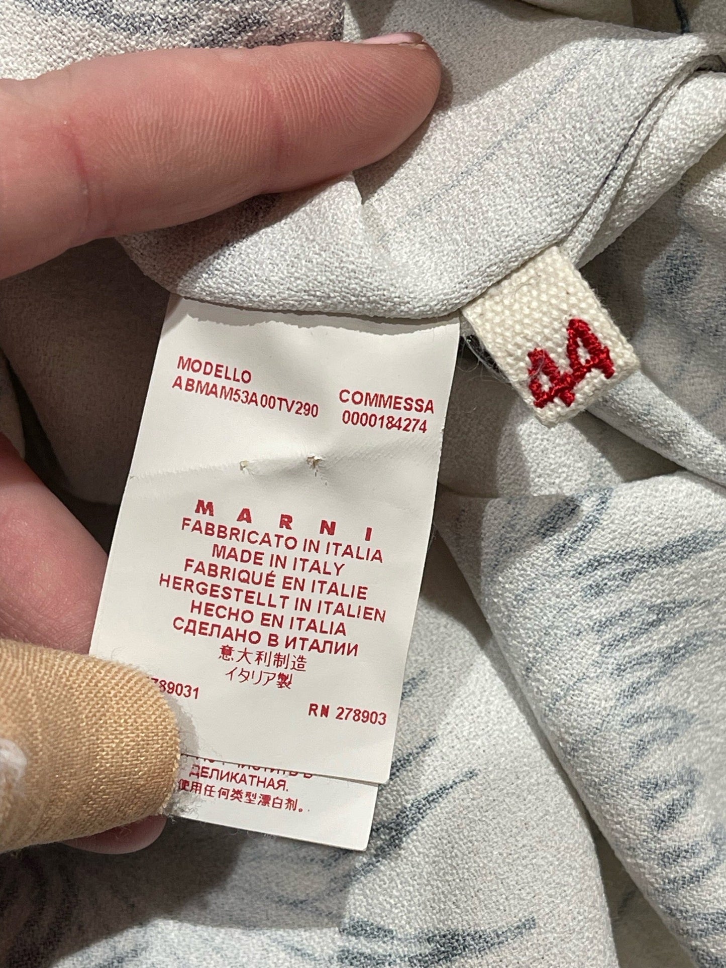 Robe Marni à fleurs T.40