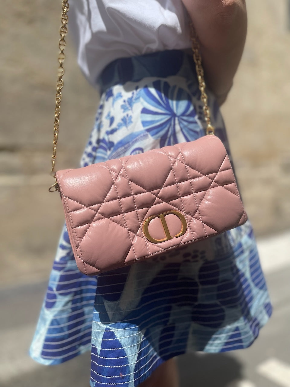 Sac Dior Caro rose Neuf