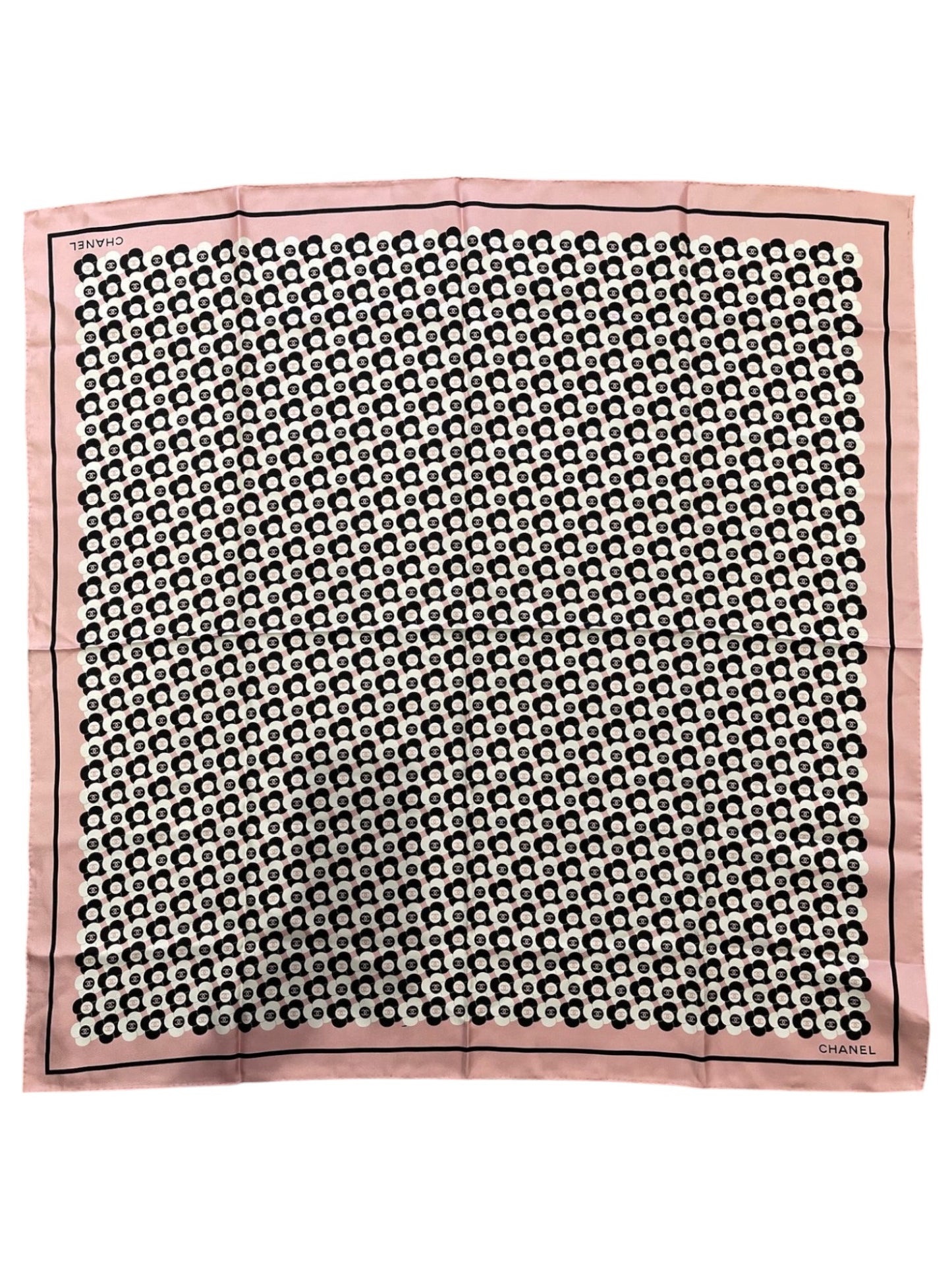 Foulard 90 Chanel rose