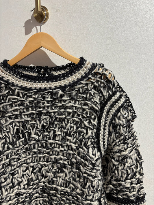 Robe Chanel noire et blanche T.M