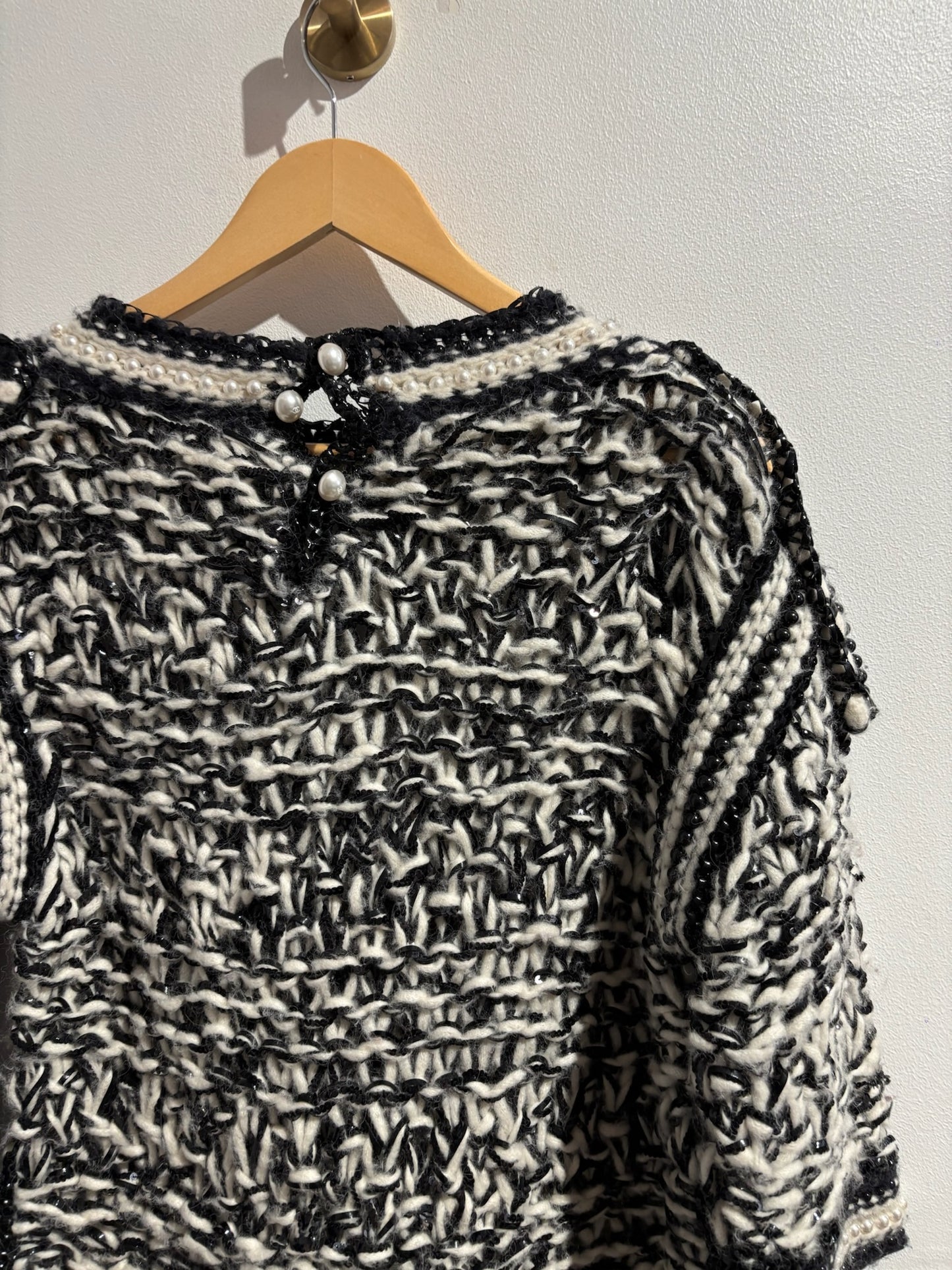 Robe Chanel noire et blanche T.M