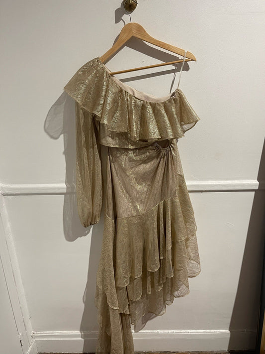 Robe Raisa Vanessa dorée T.36