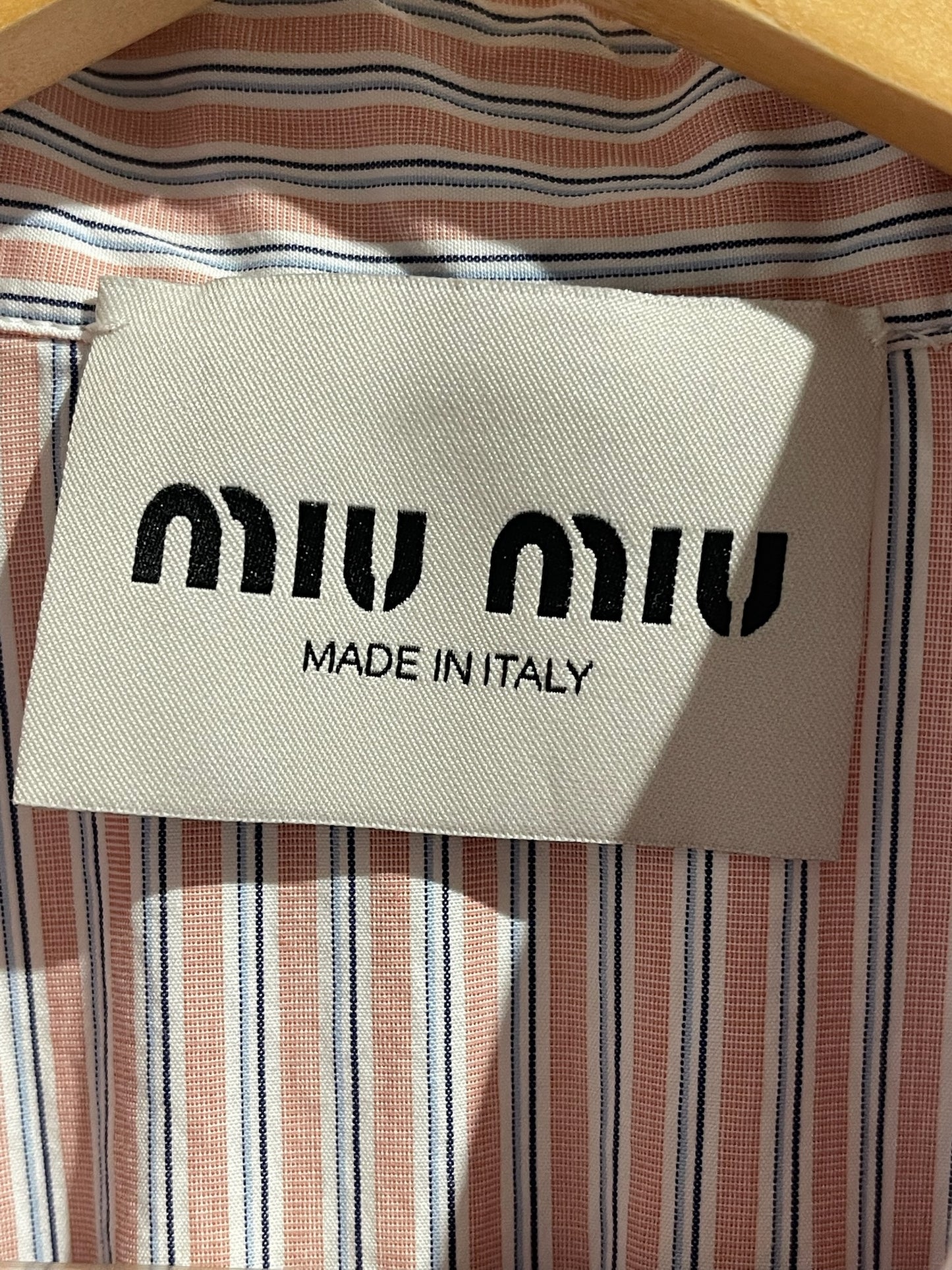 Robe Miu Miu rayée T.34