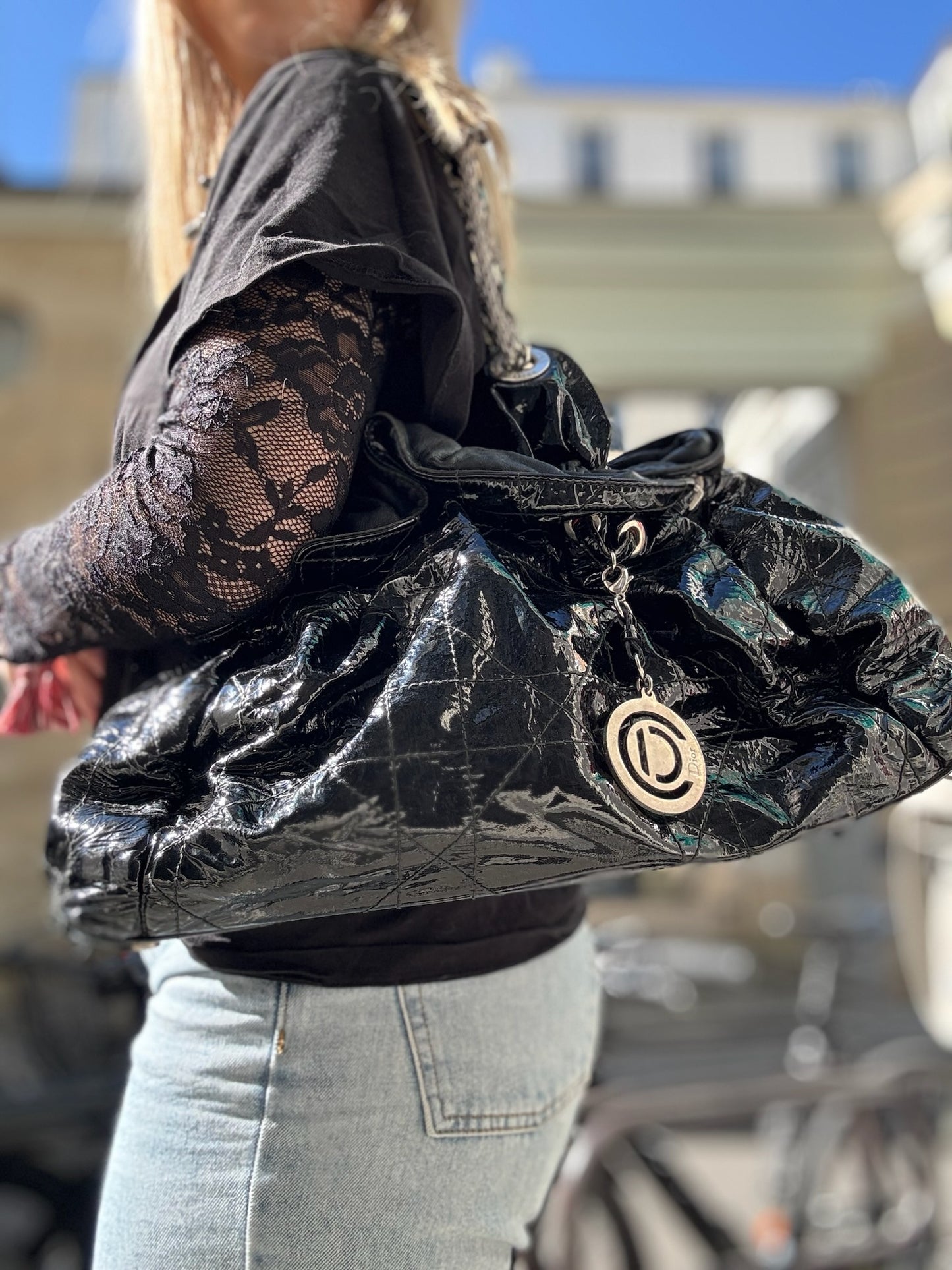 Sac Dior noir Le Trente