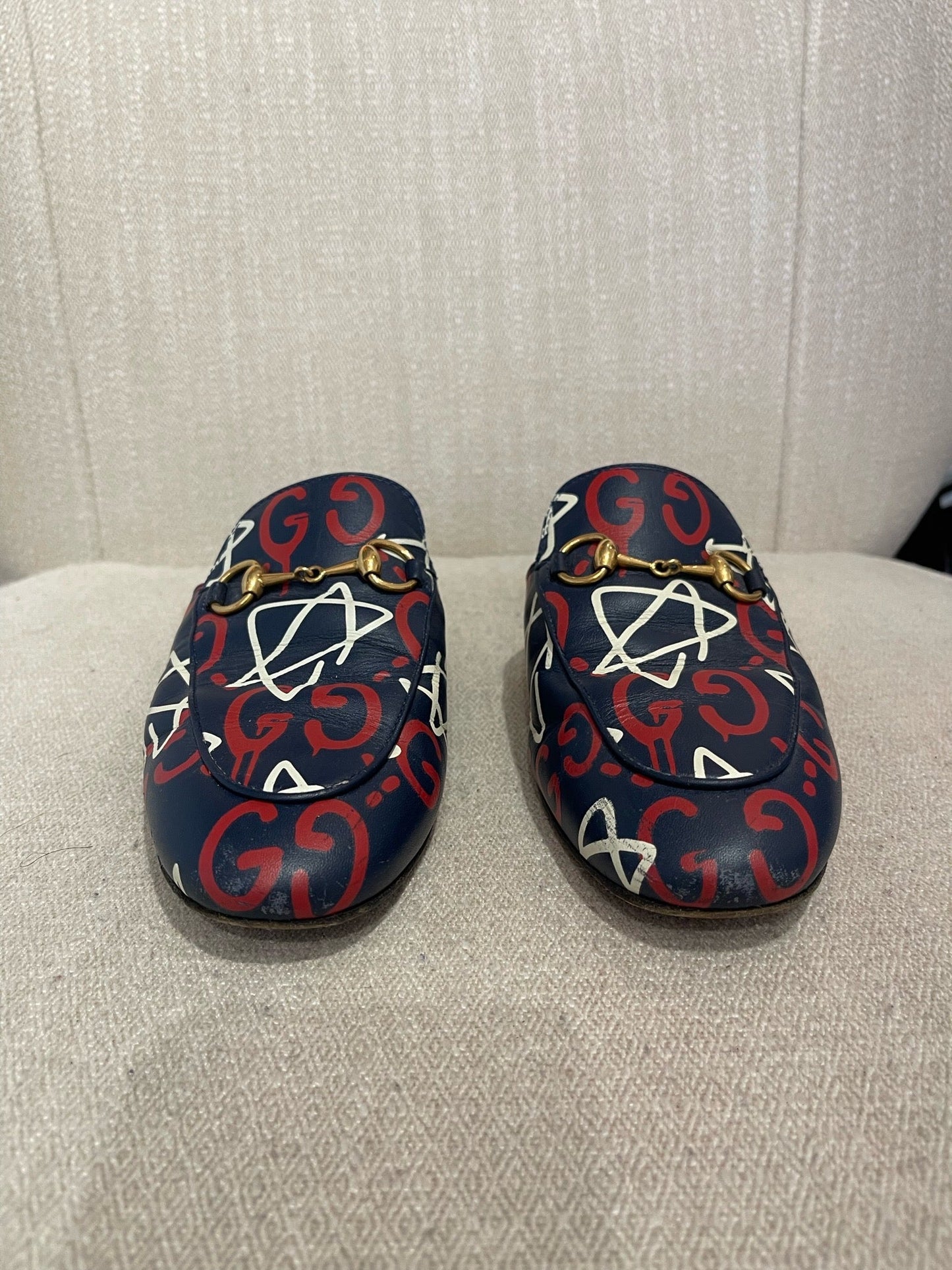 Mules Gucci Princetown Graffiti T.36