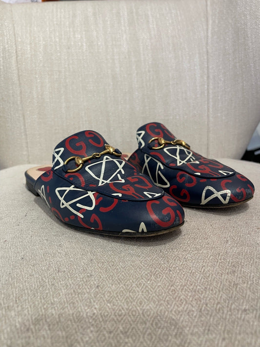 Mules Gucci Princetown Graffiti T.36