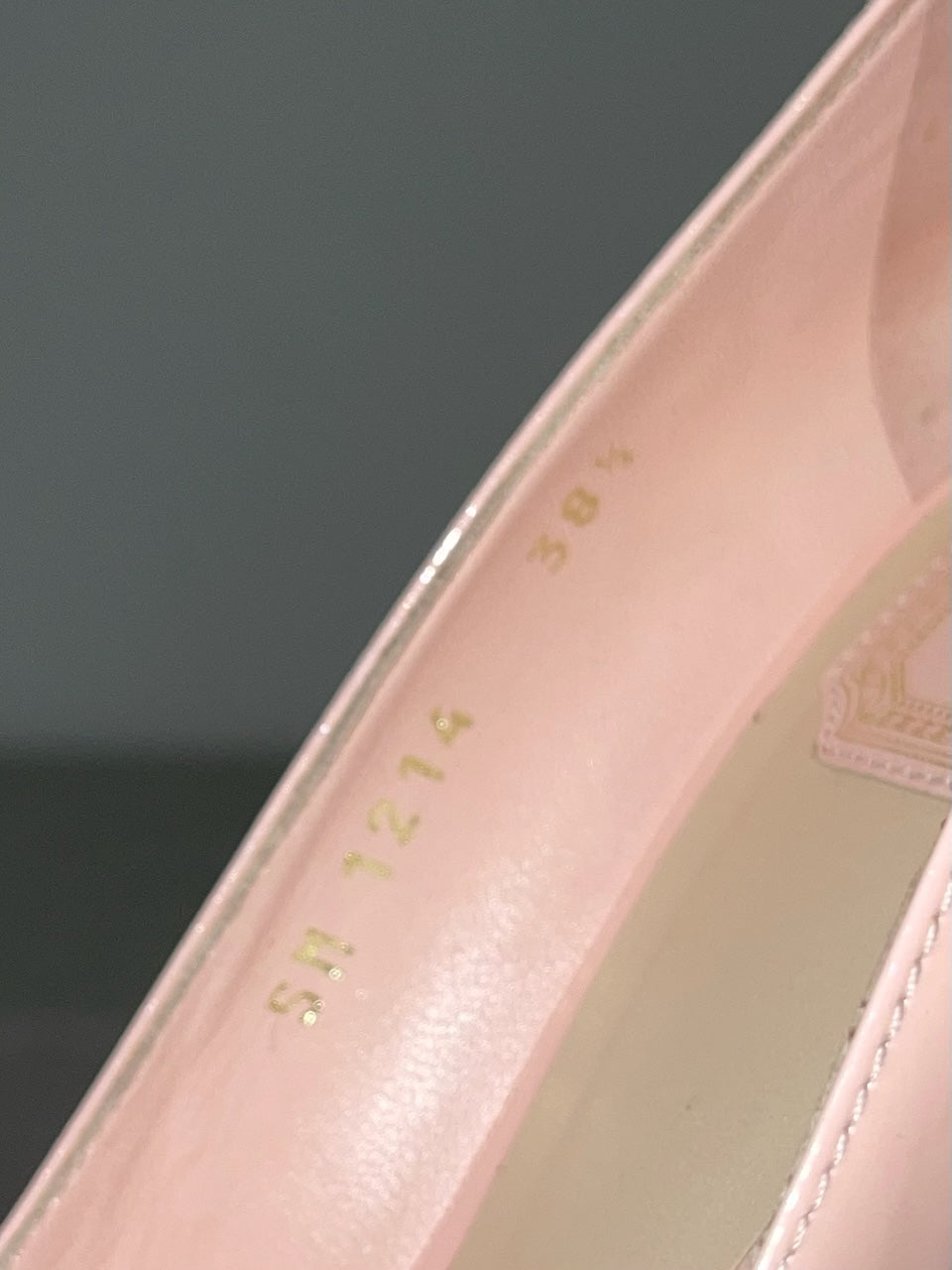 Escarpins Dior roses T.38,5