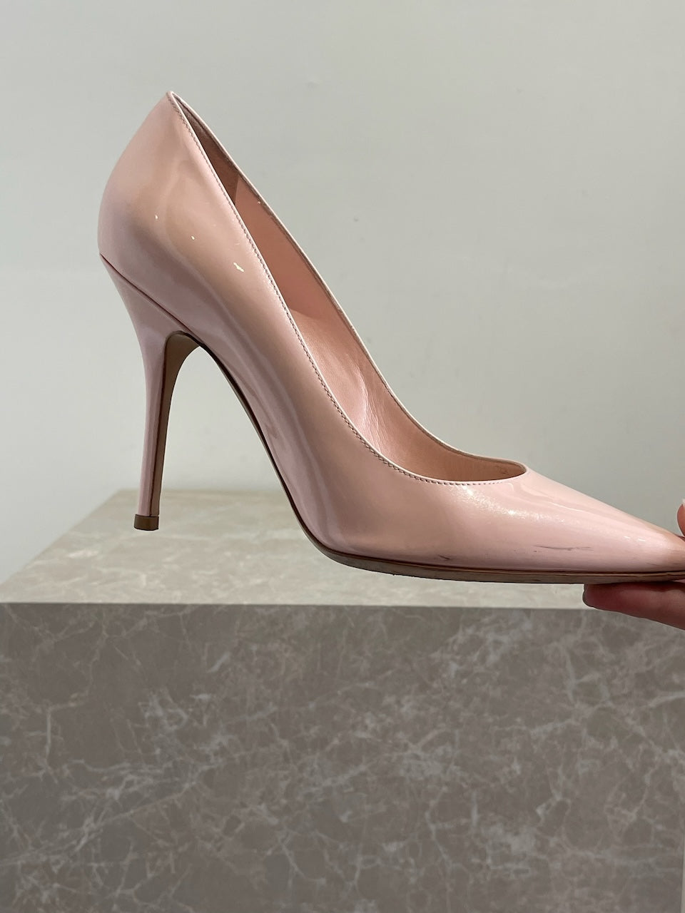 Escarpins Dior roses T.38,5